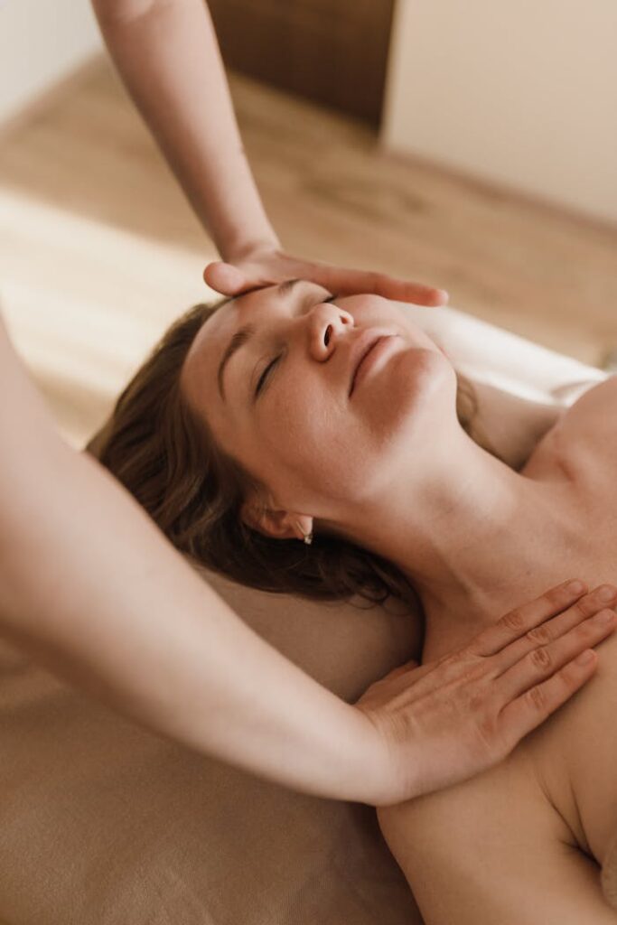 Woman Having a Body Massage